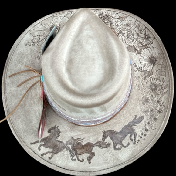 Lainey Wilson inspired concert festival western hat